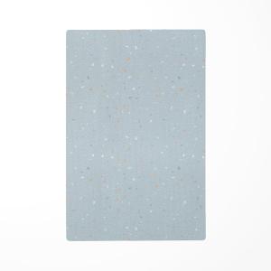 Alfombra de juego infantil terrazo azul 85x130cm