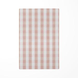 Alfombra de juego infantil vichy rosa 85x130cm