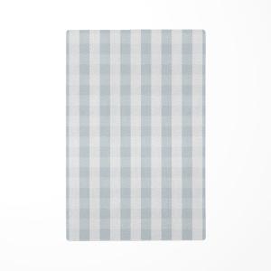 Alfombra de juego vichy azul empolvado 85x130cm