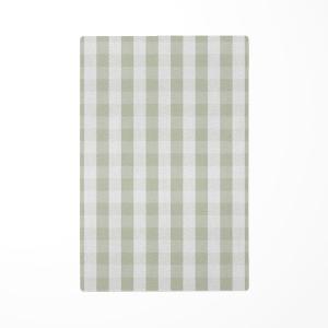 Alfombra de juego vichy salvia claro 85x130cm