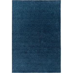 Alfombra de lana azul 250x350