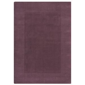 Alfombra de lana lisa salón púrpura 200x290 cm