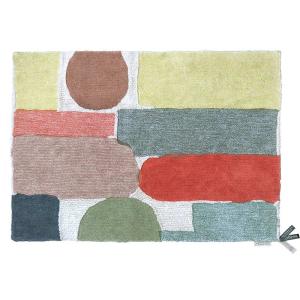 Alfombra de lana multicolor abstracta 170x240cm