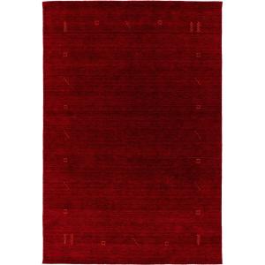 Alfombra de lana rojo 200x300