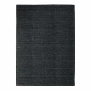 Alfombra de lana y algodón azul gris 120x170 cm