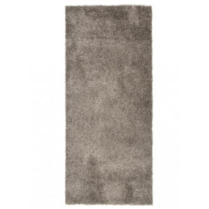 Alfombra de pasillo dormitorio gris oscuro shaggy 80 x 300…