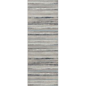 Alfombra de pasillo escandinava moderna blanco/gris/azul 80…