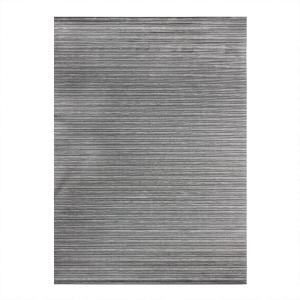 Alfombra de pvc brillante de interior/exterior plata 120x170