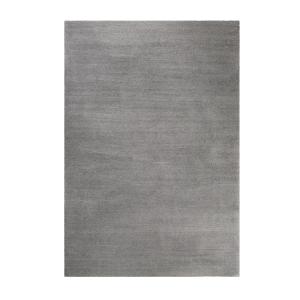 Alfombra de salón de mechón, pelo largo, suave, gris 170x12…