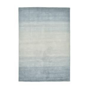 Alfombra degradada de color en lana gris - 60x90 cm