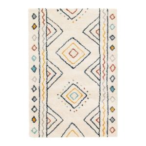 Alfombra  diseño suave y voluminosa beige 160 x 230  cm