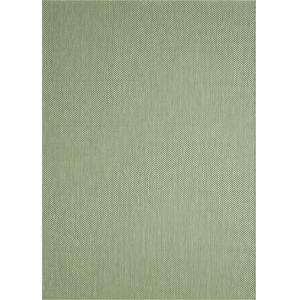 Alfombra duradera interior exterior, verde, 160 cm, redondo