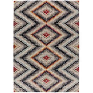 Alfombra exterior étnica gris 160x230 cm