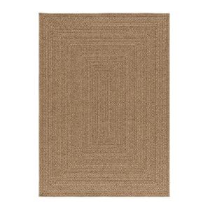 Alfombra exterior/interior efecto yute natural, 160x230 cm