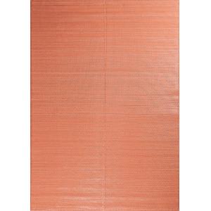 Alfombra exterior reversible diseño liso - coral - 120x160…