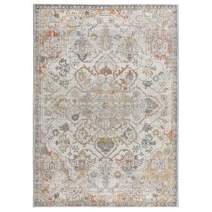Alfombra exterior vintage beige/gris 120x170 cm