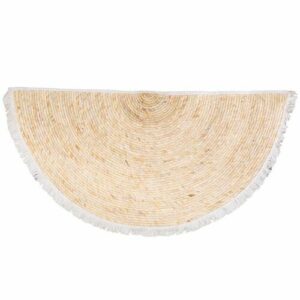 Alfombra fibra natural tejido artesanal : 100x50x1h cm