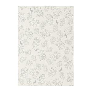 Alfombra floral interior al aire libre beige 200  x 290  cm