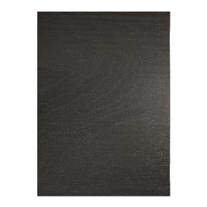 Alfombra glitter para interior-exterior negra 180x280