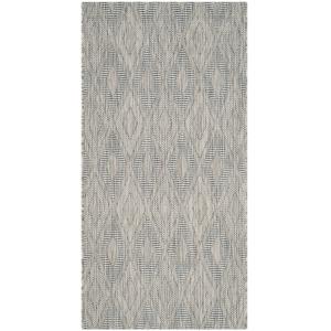 Alfombra gris 122 x 170 cm