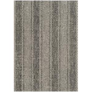 Alfombra gris/nego 122 x 170 cm