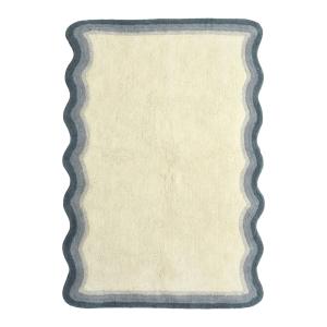 Alfombra infantil algodón azul 160 x 230  cm