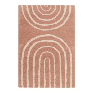 Alfombra infantil gruesa y cómoda rosa 80 x 150  cm