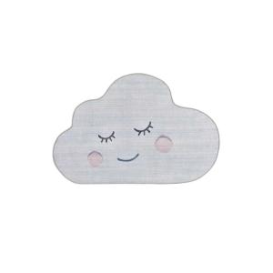 Alfombra infantil lavable nube plata 80x120 cm