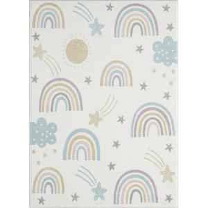 Alfombra infantil moderna suave fácil mantener, crema, 160…