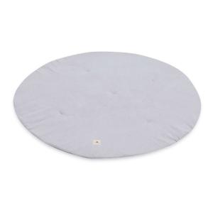 Alfombra infantil redonda (110 cm) gris