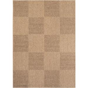 Alfombra interior/exterior con aspecto de yute - 80x150