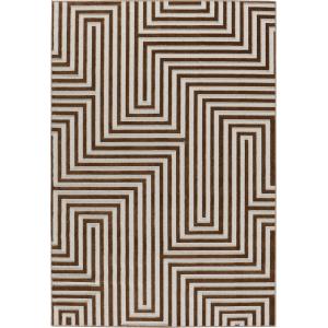 Alfombra interior/exterior con diseño gráfico - beige - 200…