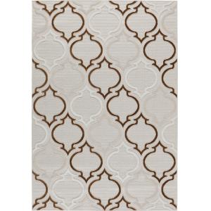 Alfombra interior/exterior de estilo barroco - beige - 160x…