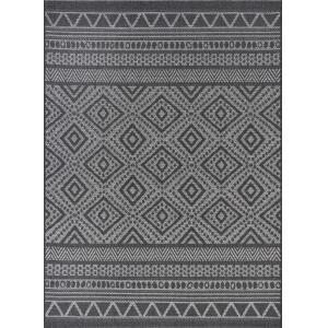 Alfombra interior exterior diseño rombos, antracita, 200 x…