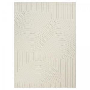 Alfombra interior exterior en relieve tono sobre tono crema…