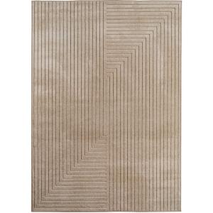 Alfombra interior/exterior estilo escandinavo beige - 160x2…