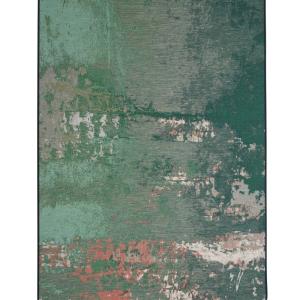 Alfombra interior exterior vintage verde multicolor 123x180