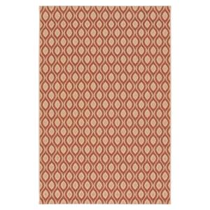 Alfombra interior y exterior elegante terracota 200 x 290…