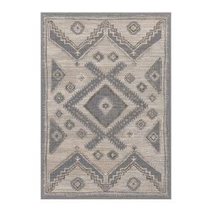 Alfombra interior y exterior gris 200 x 290  cm