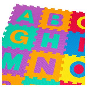 Alfombra juegos letras y números,86 piezas,antideslizante,…