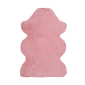 Alfombra lavable extra suave en rosa, 60X90 cm