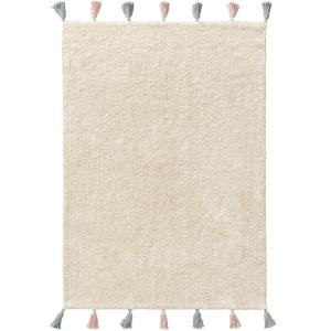 Alfombra lavable para niños crema 120x170