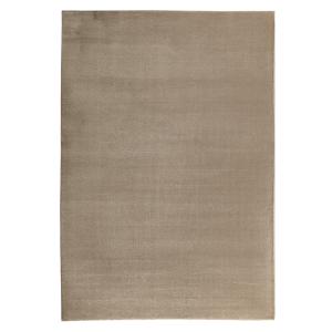 Alfombra moderna lisa beige suave 160x230