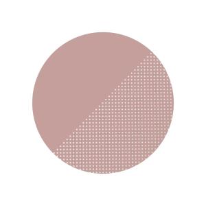 Alfombra multifunción de vinilo rosa, diámetro 105cm