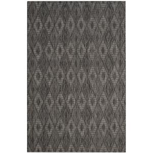Alfombra negro/negro 160 x 231 cm
