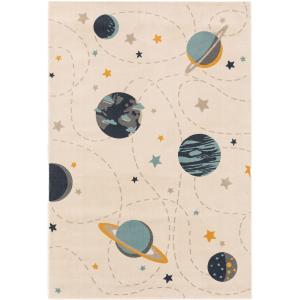 Alfombra niños crema 140x200