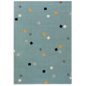 Alfombra niños turquesa 160x230