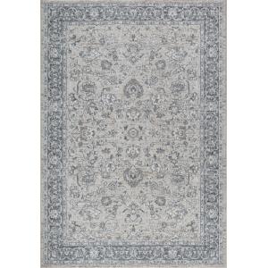 Alfombra Palma exteriores diseño Vintage, Beige Gris, 120 x…
