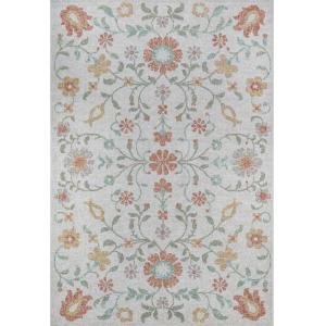 Alfombra Palma exteriores motivos florales, Multi, 80 x 150…