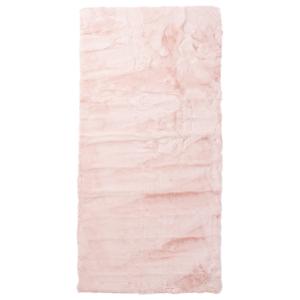 Alfombra para salón rosa shaggy 120 x 170 cm